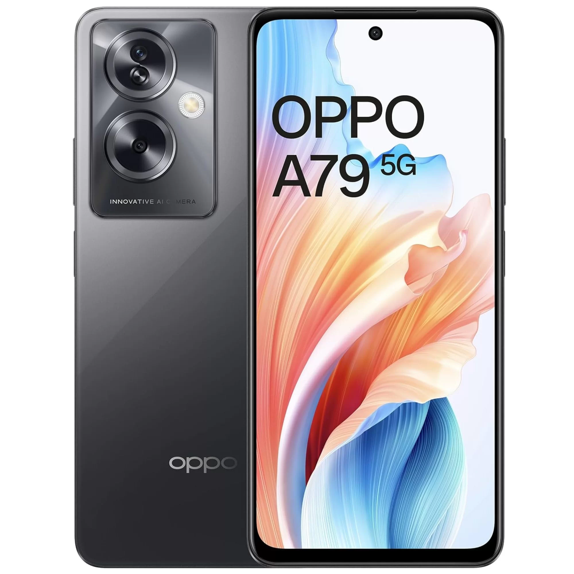 H1WW2 Oppo A79 5G (Mystery Black, 8GB RAM, 128GB Storage) - Image 1