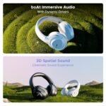 boAt Nirvana Eutopia Bluetooth Headphones (Primia White) - Image 4