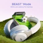 boAt Nirvana Eutopia Bluetooth Headphones (Primia White) - Image 8
