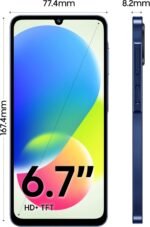 Samsung Galaxy F70e 5G (Spotlight Blue, 4 GB RAM128 GB) | 6000 mAh Battery | 6.74" PLS LCD Display | Dimensity 6300 | Octa Core Processor | - Image 5