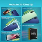 Samsung Galaxy F70e 5G (Spotlight Blue, 4 GB RAM128 GB) | 6000 mAh Battery | 6.74" PLS LCD Display | Dimensity 6300 | Octa Core Processor | - Image 6