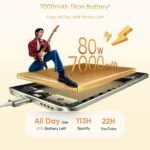 realme 15 Pro 5G Smartphone 8+256GB,4K 60FPS,144Hz HyperGlow 4D Curve Display,7000mAh Battery,80W SuperVOOC, Camera Triple 50MP, Snapdragon 7 Gen 4, IP69, Silver - Image 5