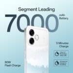Oppo F33 Pro 5G Smartphone (8GB RAM, 256GB Storage, Starry Blue) |50MP Ultrawide Selfie Camera|7000 mAh Long Battery Life | 80W Fast Charging-with No Cost EMI/Bank Offers - Image 8