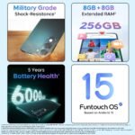 iQOO Z10 Lite 5G (Cyber Green, 6GB RAM, 128GB Storage) | 6000 mAh Battery | Dimensity 6300 5G Processor with 433K+* AnTuTu Score | IP64 Rated & Military Grade Shock-Resistance - Image 3