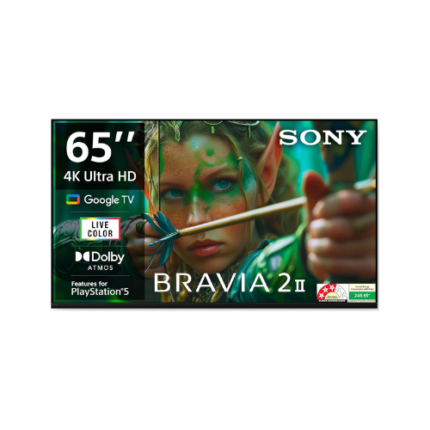 Sony 164 cm (65 inches) BRAVIA 2M2 Series 4K Ultra HD Smart LED Google TV K-65S25M2