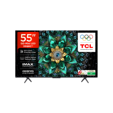 TCL 139 cm (55 inches) 4K UHD Smart QD-Mini LED Google TV 55Q6C Visit the TCL Store