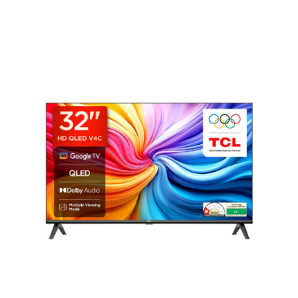 TCL 80 cms (32 inches) V4C Series HD Ready Smart QLED Google TV 32V4C