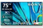 Sony BRAVIA 3 Series 189 cm (75 inches) 4K Ultra HD AI Smart LED Google TV K-75S30 (Black)