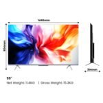 Haier 139 cm (55) P7GT Series 4K Ultra HD Smart LED Google TV 55P7GT-P (Grey) - Image 8