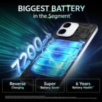 vivo T5x 5G (Cyber Green, 6GB RAM, 128GB Storage) | 50MP AI Dual Camera | 32MP Selfie | 6.76" FHD+ Display | 7200mAh Battery | Dimensity 7400-Turbo Processor | Fast Charging | Dual SIM Smartphone - Image 6