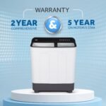 Haier 8.5 Kg 5 Star Voltex Pulsator Semi-Automatic Top Load Washing Machine (HTW85-178BK, 2023 Model, Black) - Image 3