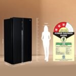 Haier 602L 3Star 2 Door Side by Side Frost Free Refrigerator|100% Convertible|Expert Inverter Technology|Digital Display Panel|Triple Twist Ice Maker|Deo Fresh Technology (HRS-682KS, Black Steel) - Image 4