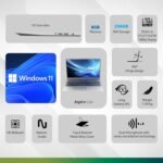 acer Aspire Lite, AMD Ryzen 3-7330U, Office 2024 + M365 Basic,8GB RAM, 256GB SSD, Full HD IPS, 15.6"/39.62 cm, Windows 11 Home, Steel Gray, 1.59 KG, AL15-41, Metal Body, Premium Thin and Light Laptop - Image 2