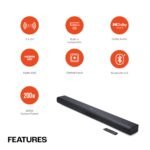 JBL Cinema SB510, Dolby Audio Soundbar with Built-in Subwoofer for Deep Bass, 3.1 Channel with Racetrack Drivers, Center Channel for Superior Voice Clarity, HDMI ARC, BT & Optical Connectivity (200W) - Image 8