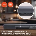 JBL Cinema SB510, Dolby Audio Soundbar with Built-in Subwoofer for Deep Bass, 3.1 Channel with Racetrack Drivers, Center Channel for Superior Voice Clarity, HDMI ARC, BT & Optical Connectivity (200W) - Image 4