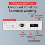 LG Smart Choice, 7 Kg, 5 Star, Steam, Inverter Direct Drive Technology, 6 Motion DD, Fully-Automatic Front Load Washing Machine (FHB1207Z2W, Remove Allergens & Stain, In-Built Heater, Essence White) - Image 4