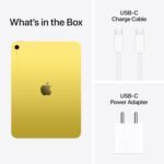 Apple iPad 11″: A16 chip, 27.69 cm (11″) Model, Liquid Retina Display, 128GB, Wi-Fi 6, 12MP Front/12MP Back Camera, Touch ID, All-Day Battery Life — Yellow - Image 6