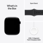 Apple Watch Series 11 GPS 46mm Jet Black Aluminium Case with Black Sport Band - M/L - Image 6
