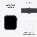 Apple Watch SE 3 GPS 40mm Midnight Aluminium Case with Midnight Sport Band - M/L - Image 6
