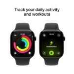 Apple Watch Series 11 GPS 46mm Rose Gold Aluminium Case with Light Blush Sport Band - M/L - Image 3