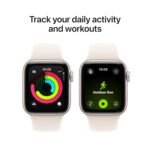 Apple Watch SE 3 GPS 40mm Starlight Aluminium Case with Starlight Sport Band - M/L - Image 5