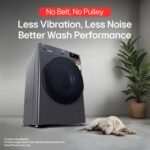 LG Smart Choice, 9 Kg, 5 Star, AI Direct Drive Technology, Steam, 6 Motion DD & Wi-Fi Fully-Automatic Front Load Washing Machine (FHP1209Z5M, Intelligent & Convenient Fabric Care, Middle Black) - Image 8