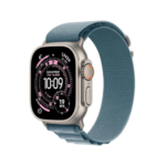 Apple Watch Ultra 3 GPS + Cellular 49mm Natural Titanium Case with Light Blue Alpine Loop - Medium