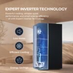Haier 602L 3Star 2 Door Side by Side Frost Free Refrigerator|100% Convertible|Expert Inverter Technology|Digital Display Panel|Triple Twist Ice Maker|Deo Fresh Technology (HRS-682KS, Black Steel) - Image 12