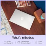 HP 15, 13th Gen Intel Core i3-1315U (12GB DDR4, 512GB SSD) FHD, Anti-Glare, Micro-Edge, 15.6''/39.6cm, Win11, M365 Basic(1yr)* Office24, Silver, 1.59kg, fd0573TU, FHD Camera w/Shutter Laptop - Image 2