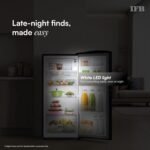 IFB 241L 2 Star 7-in-1 Multi Mode, Advanced Inverter Frost-Free Double Door Refrigerator with 30 Hrs Cooling Retention & 4 Year Super Warranty (2026, IFBFF-291BYBSE, Brush Grey) - Image 3