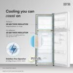 IFB 241L 2 Star 7-in-1 Multi Mode, Advanced Inverter Frost-Free Double Door Refrigerator with 30 Hrs Cooling Retention & 4 Year Super Warranty (2026, IFBFF-291BYBSE, Brush Grey) - Image 3