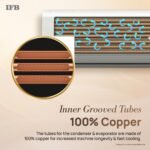 IFB 1 Ton 3 Star,New star rated, AI Powered Inverter Split AC,Hybrid Mode, 8in1 Flexi Mode, Heavy Duty Compressor, Long Air Throw, Self Clean, Dual Gold Fins, 100% Copper, CI133SL11RGM3, white - Image 2