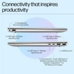 HP Pavilion Plus, Intel Core i5-1335U-13th Gen Laptop, (16GB LPDDR5x,512GB SSD),IPS, 300 nits, 14''(35.6cm) 2K,Win 11, M365 Basic(1yr), Office Home 24, Silver,1.38kg, 5MP Camera w/Shutter, ew0107TU - Image 3