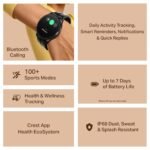 Boat Chrome Horizon, Premium Metal Body, Video Watch Faces, 1.51”(3.83cm) AMOLED Round Display, HRV & VO2 Max, Auto-Activity Detection, ASAP Charge, HRV Smartwatch for Men & Women (Midnight Black) - Image 11