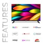 VW 80 cm (32 inches) OptimaX Series HD Ready Smart QLED Android TV VW32AQ1 - Image 7