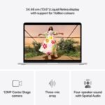 Apple 2026 MacBook Air 13″ Laptop with M5 chip: AI and Apple Intelligence, 34.46 cm (13.6″) Liquid Retina Display, 16GB Unified Memory, 1TB SSD Storage, 12MP Center Stage Camera, Touch ID; Sky Blue - Image 3