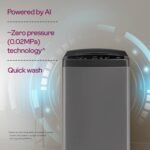 Godrej 7.5 Kg 5 Star, AI Powered, Inbuilt Heater, Fills Tub At ~0 Water Pressure, Fully Automatic Top Load Washing Machine (WTEON ALP 75 5.0 FDAG GPGR, Graphite Grey) - Image 3