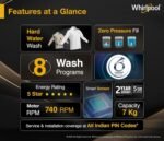 Whirlpool 7 kg Magic Clean 5 Star Fully Automatic Top Load Washing Machine Grey (MAGIC CLEAN 7.0 GENX GREY 5YMW) - Image 3
