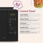 LG 20 L Grill Microwave Oven (MH2044DB, Black, Quartz Heater, I-Wave Technology, Indian Cuisine, Auto Cook Menu, Steam Clean, Anti-Bacterial Cavity & Health plus Menu) - Image 10