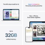 Apple 2026 MacBook Air 13″ Laptop with M5 chip: AI and Apple Intelligence, 34.46 cm (13.6″) Liquid Retina Display, 16GB Unified Memory, 1TB SSD Storage, 12MP Center Stage Camera, Touch ID; Sky Blue - Image 5