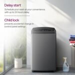 Godrej 7.5 Kg 5 Star, AI Powered, Inbuilt Heater, Fills Tub At ~0 Water Pressure, Fully Automatic Top Load Washing Machine (WTEON ALP 75 5.0 FDAG GPGR, Graphite Grey) - Image 5