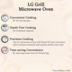 LG 20 L Grill Microwave Oven (MH2044DB, Black, Quartz Heater, I-Wave Technology, Indian Cuisine, Auto Cook Menu, Steam Clean, Anti-Bacterial Cavity & Health plus Menu) - Image 7