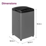 Godrej 7.5 Kg 5 Star, AI Powered, Inbuilt Heater, Fills Tub At ~0 Water Pressure, Fully Automatic Top Load Washing Machine (WTEON ALP 75 5.0 FDAG GPGR, Graphite Grey) - Image 7