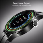 Boat Chrome Horizon, Premium Metal Body, Video Watch Faces, 1.51”(3.83cm) AMOLED Round Display, HRV & VO2 Max, Auto-Activity Detection, ASAP Charge, HRV Smartwatch for Men & Women (Midnight Black) - Image 9