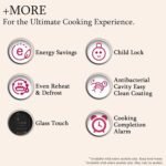 LG 20 L Grill Microwave Oven (MH2044DB, Black, Quartz Heater, I-Wave Technology, Indian Cuisine, Auto Cook Menu, Steam Clean, Anti-Bacterial Cavity & Health plus Menu) - Image 4