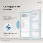 IFB 187L 2 Star Direct-Cool Single Door Refrigerator with 30 Hrs Cooling Retention, Big Vegetable Box, XL Bottle Bin & 4 Year Super Warranty (2026, IFBDC-213BXBWE, Wild Flower Blue) - Image 4