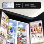Godrej 600L 3Star 5 Years Comprehensive Warranty | Smart Convertible Zones | Toughened Glass Door | Frost Free Inverter Refrigerator (2025 Model, RS EONVELVET 646C RIT OP BK, Opera Black) - Image 10