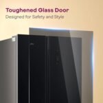 Godrej 600L 3Star 5 Years Comprehensive Warranty | Smart Convertible Zones | Toughened Glass Door | Frost Free Inverter Refrigerator (2025 Model, RS EONVELVET 646C RIT OP BK, Opera Black) - Image 2