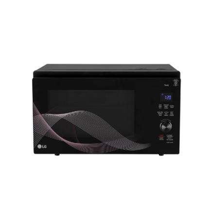 LG 32 L, Convertible Microwave Oven with Air Fry, Charcoal Lighting Heater, Wi-Fi Enabled (MJEN326UHWF, Black, Motorised Rotisserie, 60 Air Fry Recipe, 40 Scan to Cook Recipes & 431 Auto Cook Menu)