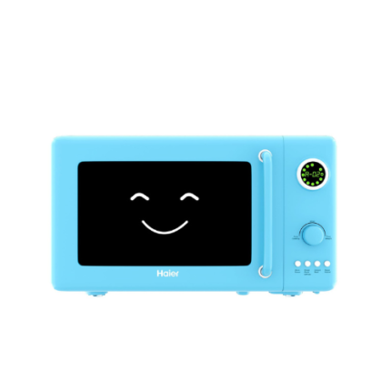 Haier Vogue 20L Blueberry Solo Microwave Oven with Auto Cook Menus I Digital Display